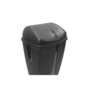 tml swing lid trash can (14gal) (graphite)