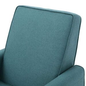 Christopher Knight Home Darvis Fabric Recliner Club Chair, Dark Teal 26.75D x 34W x 36.25H in