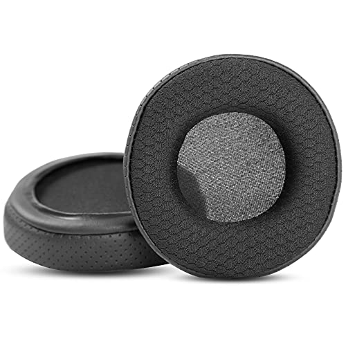 YunYiYi 1 Pair of Black Replacement Earpads Ear Pad Cushions Cover Compatible with Sony MDR-V150 V250 V300 V100 V200 V400 ZX100 ZX300 Headphones Earphone