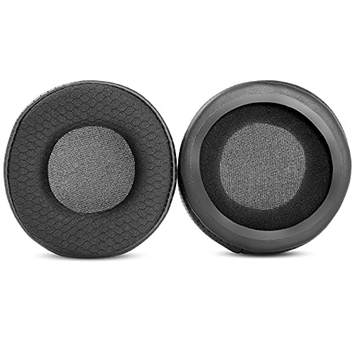 YunYiYi 1 Pair of Black Replacement Earpads Ear Pad Cushions Cover Compatible with Sony MDR-V150 V250 V300 V100 V200 V400 ZX100 ZX300 Headphones Earphone