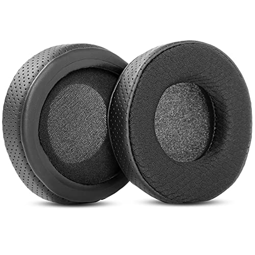 YunYiYi 1 Pair of Black Replacement Earpads Ear Pad Cushions Cover Compatible with Sony MDR-V150 V250 V300 V100 V200 V400 ZX100 ZX300 Headphones Earphone