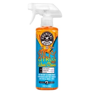 chemical guys cld10516 sticky citrus wheel cleaner gel, (safe for all wheel types) works on cars, trucks, suvs, motorcycles, rvs & more, 16 fl oz