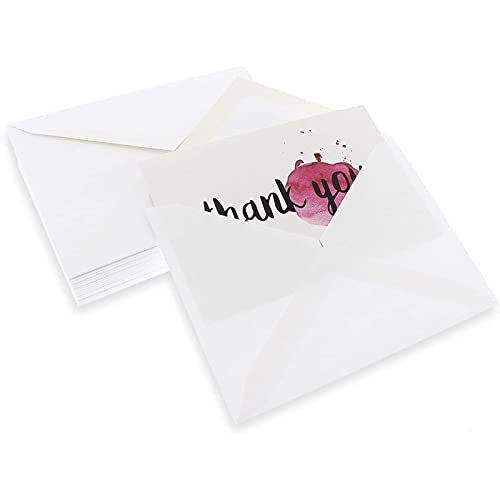 Juvale Blank Thank You Cards with Envelopes, 6 Watercolor Designs (4x6 in, 48 Pack)