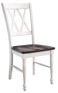 crosley furniture shelby dining chairs (set of 2), distressed white
