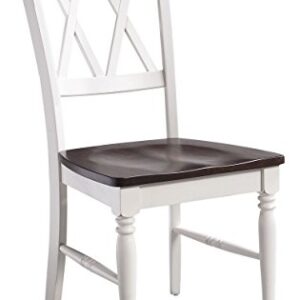 Crosley Furniture Shelby Dining Chairs (Set of 2), Distressed White