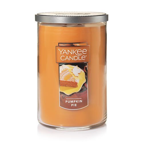 Yankee Candle Pumpkin Pie Large 2-Wick Tumbler Candle, Food & Spice Scent