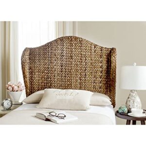 safavieh home collection nadine brown winged headboard, full