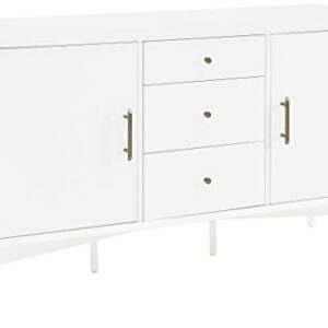 Crosley Furniture Landon Buffet and Large Console, White