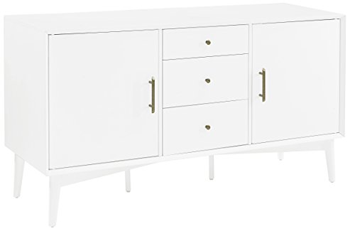 Crosley Furniture Landon Buffet and Large Console, White