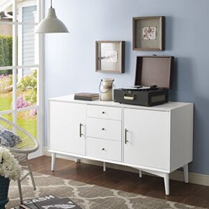 Crosley Furniture Landon Buffet and Large Console, White