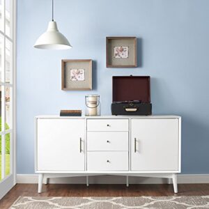 Crosley Furniture Landon Buffet and Large Console, White