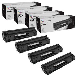 ld products compatible toner cartridge replacement for hp 79a cf279a (black, 4-pack) compatible with laserjet pro: m12a, m12w, mfp m26a & mfp m26nw