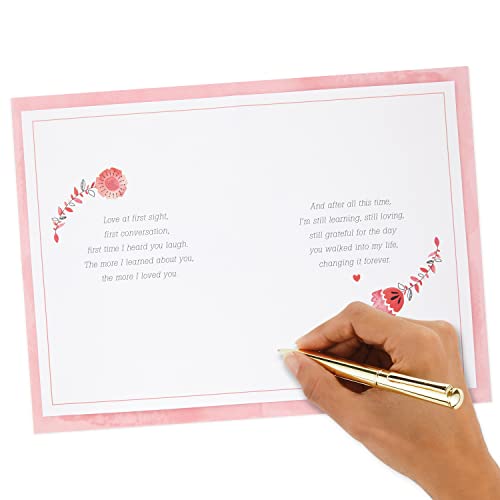 Hallmark Anniversary Card, Valentines Day Card, Love Card for Significant Other (Love at First Everything) (0699VFE7345)