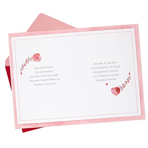 Hallmark Anniversary Card, Valentines Day Card, Love Card for Significant Other (Love at First Everything) (0699VFE7345)