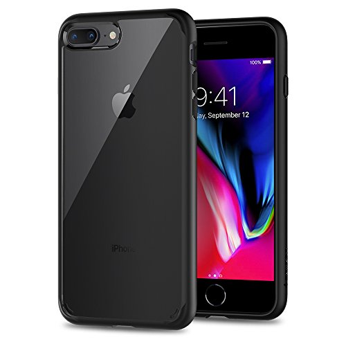 Spigen Ultra Hybrid [2nd Generation] Designed for iPhone 8 Plus Case (2017) / Designed for iPhone 7 Plus Case (2016) - Black