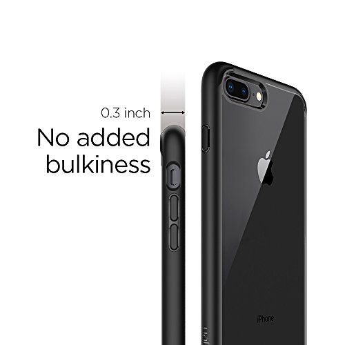 Spigen Ultra Hybrid [2nd Generation] Designed for iPhone 8 Plus Case (2017) / Designed for iPhone 7 Plus Case (2016) - Black