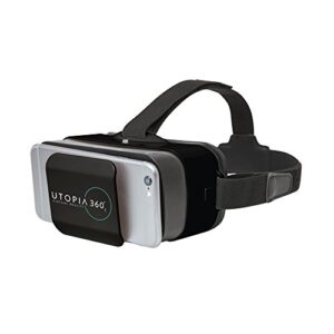 emerge utopia 360 virtual reality 3d headset, low profile, light,