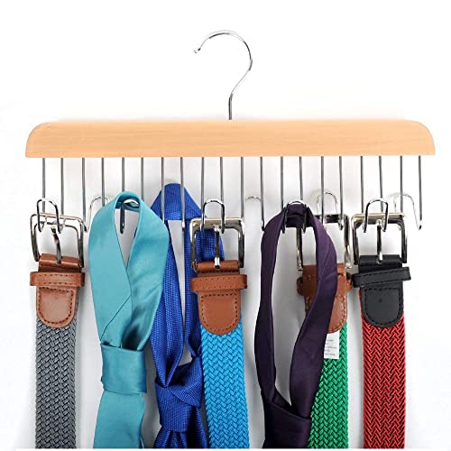 Umo Lorenzo Belt Hanger - Closet Accessories Organizer Hooks for Belts, Ties, and Scarves