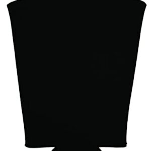 Blank Foam Pint Glass Coolie (6 Pack, Black)