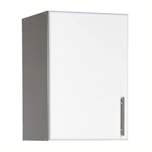 hawthorne collections 16" wall cabinet with door in white