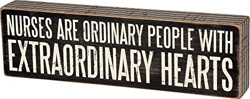 Primitives by Kathy 31138 Nurses are Extraordinary Box Sign