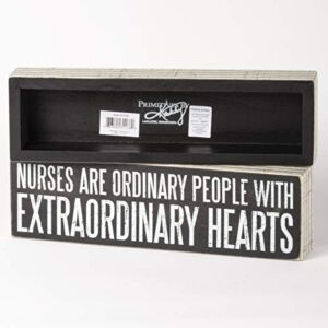 Primitives by Kathy 31138 Nurses are Extraordinary Box Sign