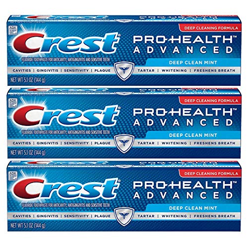 Crest Pro-Health Deep Clean Mint Toothpaste, 5.1 oz (Pack of 3)