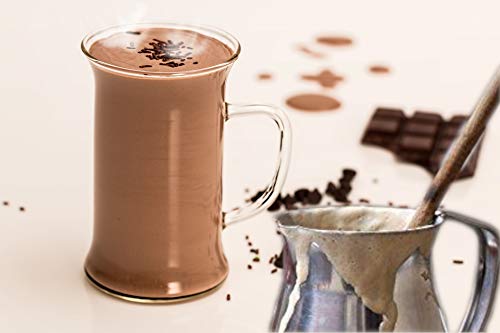 Imusa Aluminum Chocolatera (Hot Chocolate Pitcher). Bundle with a Wooden Chocolate Mixer - Molinillo 14" (1.4 Quart)