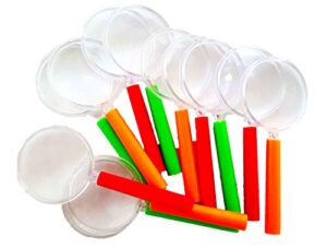 dondor children's magnifying glasses, party accessories (12 pack)