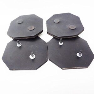 HEAVY DUTY Rubber Arm Pad for Challenger Lift VBM Lifts Set of 4 pads Octagon