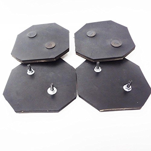 HEAVY DUTY Rubber Arm Pad for Challenger Lift VBM Lifts Set of 4 pads Octagon