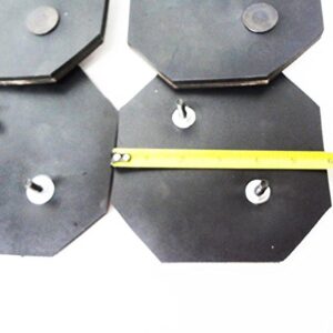 HEAVY DUTY Rubber Arm Pad for Challenger Lift VBM Lifts Set of 4 pads Octagon