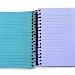 4-Subject Small Mini Spiral Notebooks with Plastic Covers, 4-ct Set