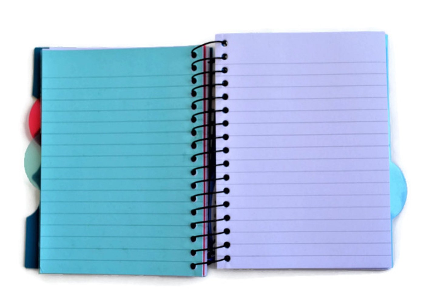 4-Subject Small Mini Spiral Notebooks with Plastic Covers, 4-ct Set