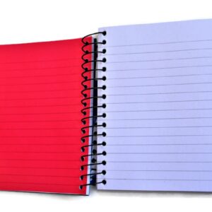 4-Subject Small Mini Spiral Notebooks with Plastic Covers, 4-ct Set