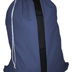 Owen Sewn Heavy Duty 30 X 40 Laundry Bag with Strap Blue