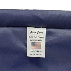 Owen Sewn Heavy Duty 30 X 40 Laundry Bag with Strap Blue