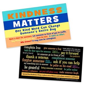 kindness matters cards - kindness is contagious challenge card (box of 100)