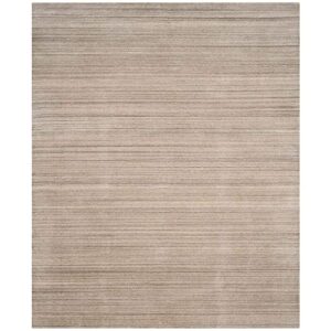 safavieh himalaya collection area rug - 8' x 10', stone, handmade wool, ideal for high traffic areas in living room, bedroom (him820a)