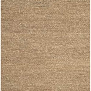 SAFAVIEH Natural Fiber Collection Accent Rug - 3' x 5', Natural, Handmade Seagrass & Cotton, Ideal for High Traffic Areas in Entryway, Living Room, Bedroom (NF510A)