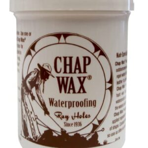 Ray Holes Leather Care Products Chap Wax - Protects And Waterproofs Leather Chaps, Boots, and Other Gear, Made In The USA, 6 Ounce Container