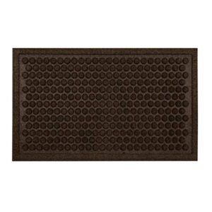 Mohawk Home Impressions Dots Chocolate Entryway Door Mat, 1'6"x2'6", Brown