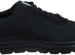 Skechers mens Flex Advantage Sr - Bendon Work Shoe, Black Mesh/Water/Stain Repellent Treatment, 10.5 Wide US