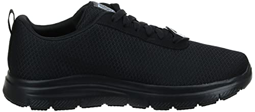 Skechers mens Flex Advantage Sr - Bendon Work Shoe, Black Mesh/Water/Stain Repellent Treatment, 10.5 Wide US