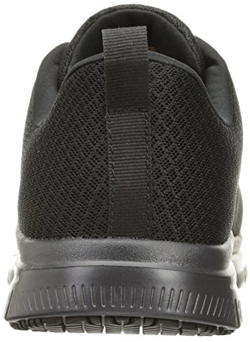 Skechers mens Flex Advantage Sr - Bendon Work Shoe, Black Mesh/Water/Stain Repellent Treatment, 10.5 Wide US