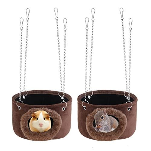 WINOMO Pet Hammock Hamster Hanging Toy Snuggle Hut for Squirrel, Chinchilla, Guinea, Pig, Rat, Mice, Small