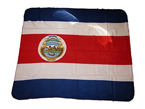 AES Costa Rica Rican Flag 50x60 Polar Fleece Blanket Throw