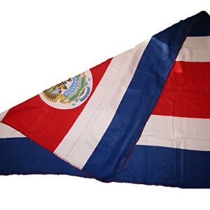 AES Costa Rica Rican Flag 50x60 Polar Fleece Blanket Throw