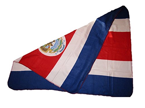 AES Costa Rica Rican Flag 50x60 Polar Fleece Blanket Throw