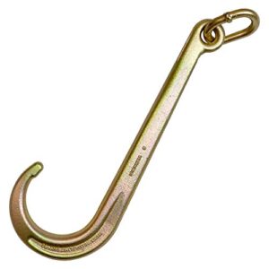 VULCAN 15 Inch Long Tow Hook On Coupling Link - Pair - 5,400 lbs. Safe Working Load - for Tow Trucks or Flatbed Trailers